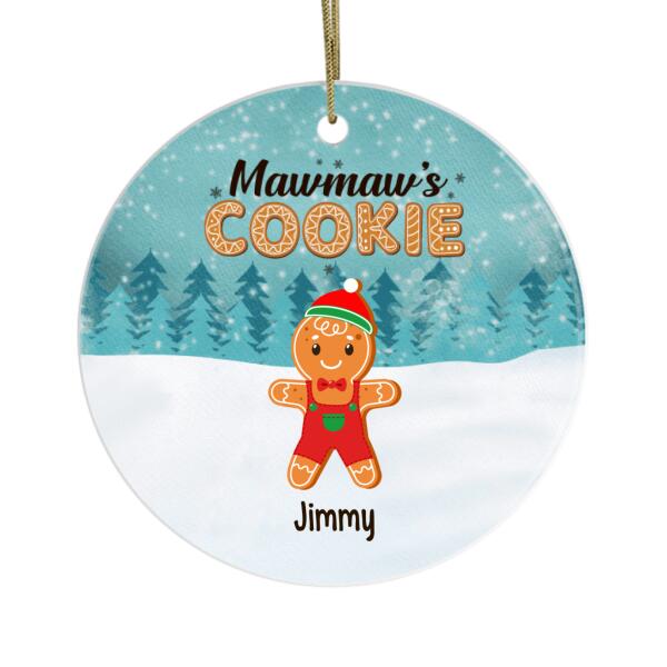 Gingerbread Grandma's - Christmas Personalized Gifts Custom Ornament for Grandma