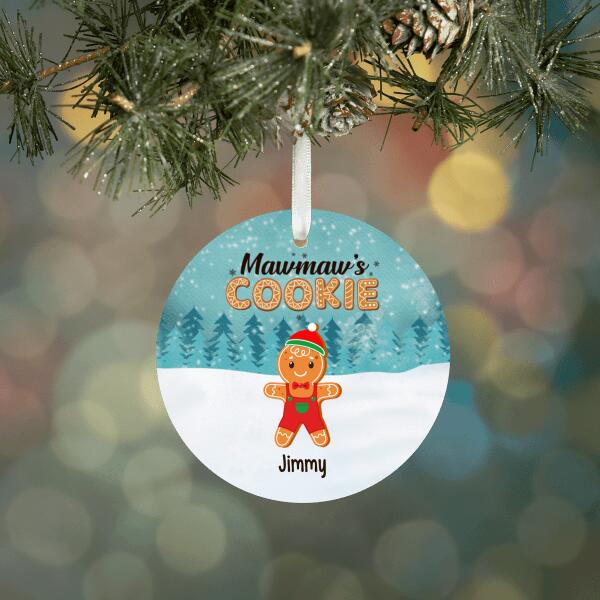 Gingerbread Grandma's - Christmas Personalized Gifts Custom Ornament for Grandma