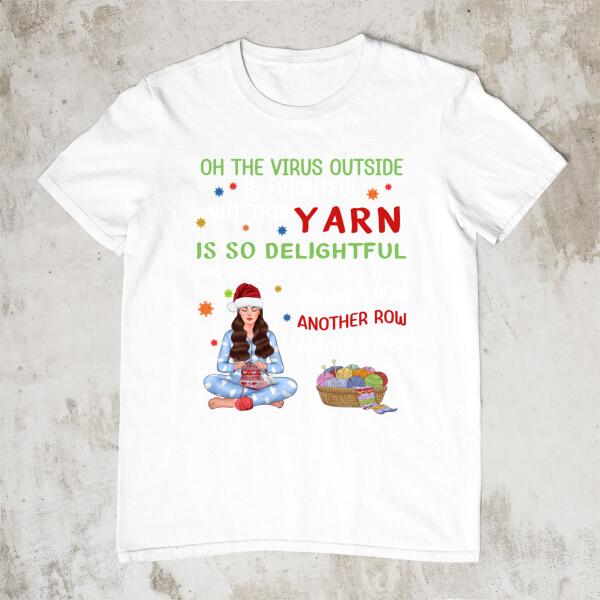 Personalized Shirt, This Yarn Is So Delightful, Gift For Crocheting Fans, Knitting Fans, Yarn Lovers