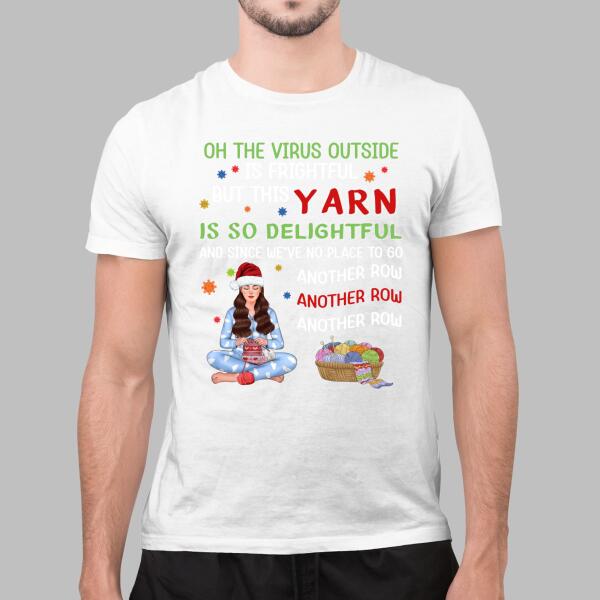 Personalized Shirt, This Yarn Is So Delightful, Gift For Crocheting Fans, Knitting Fans, Yarn Lovers