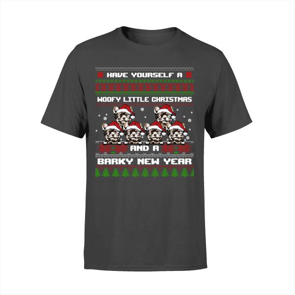 Personalized Shirt, Woofy Little Christmas And Barky New Year, Christmas Gift For Dog Lovers