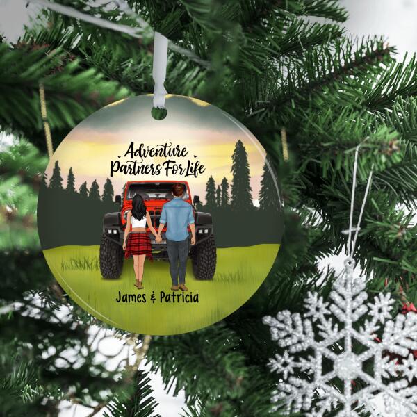 Personalized Metal Ornament, Couple Holding Hands, Relationship Goals, Gift For Car Lovers