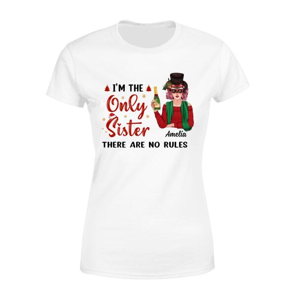 Personalized Shirt, Siblings Sister Matching Christmas Shirts, Family Holiday Gift