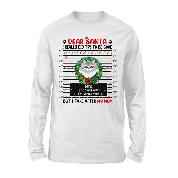 Personalized Shirt, Cats Knocked Over Christmas Tree, Christmas Gift For Family, Cat Lover