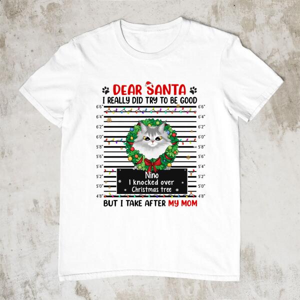 Personalized Shirt, Cats Knocked Over Christmas Tree, Christmas Gift For Family, Cat Lover