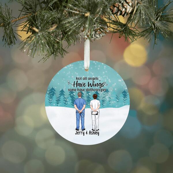 Personalized Ornament, Doctor Couple And Colleagues, Christmas Gift For Doctors