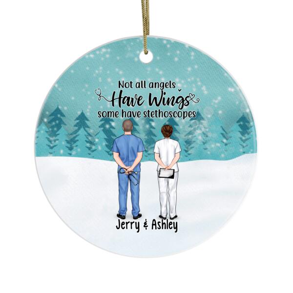 Personalized Ornament, Doctor Couple And Colleagues, Christmas Gift For Doctors