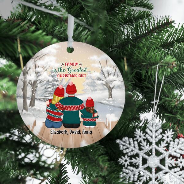 Personalized Ornament, It's Cold Outside But Your Smiles Warm My Heart, Christmas Gift For Family