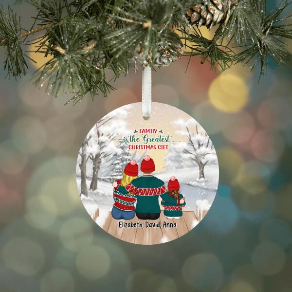 Personalized Ornament, It's Cold Outside But Your Smiles Warm My Heart, Christmas Gift For Family