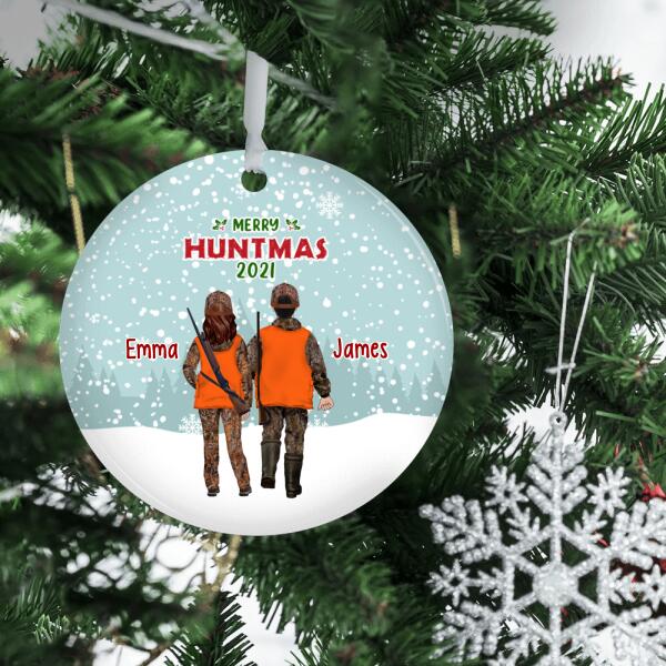 Personalized Ornament, Merry Huntmas 2021 - Family And Friends Gift, Christmas Gift For Hunters