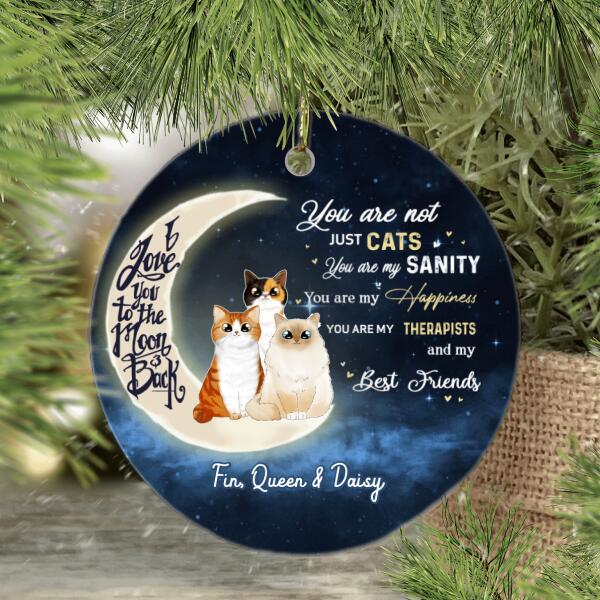 Personalized Ornament, Metal Ornament, You Are Not Just Cats, Gifts For Cat Lovers