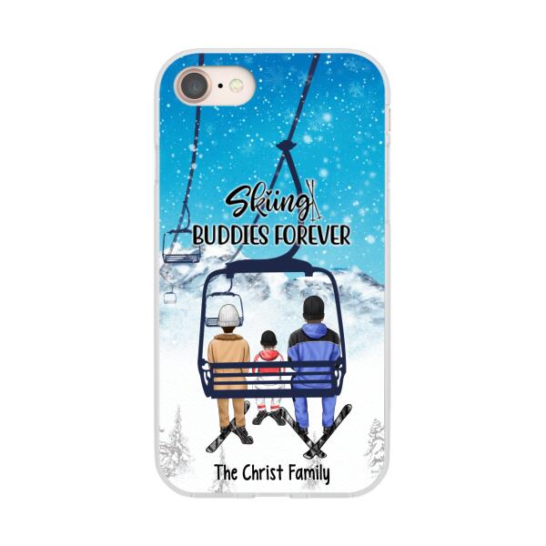 Personalized Phone Case, Ski Lift Family, Gift For Winter And Ski Lift Lovers