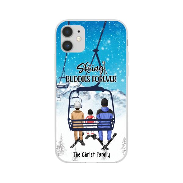 Personalized Phone Case, Ski Lift Family, Gift For Winter And Ski Lift Lovers