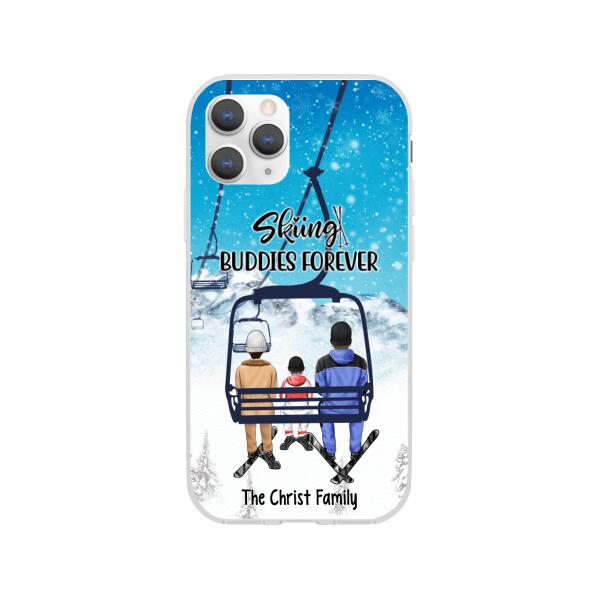 Personalized Phone Case, Ski Lift Family, Gift For Winter And Ski Lift Lovers