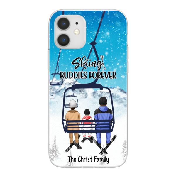 Personalized Phone Case, Ski Lift Family, Gift For Winter And Ski Lift Lovers