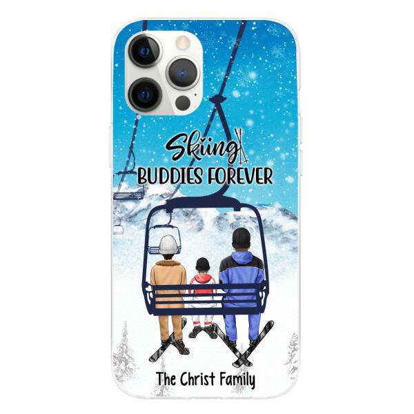 Personalized Phone Case, Ski Lift Family, Gift For Winter And Ski Lift Lovers