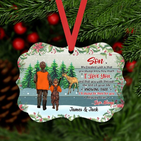 Personalized Ornament, Hunting Family, Christmas Gift For Family And Friends