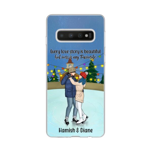 Personalized Phone Case, Ice Skating Partners for Life, Gift for Ice Skating Couple