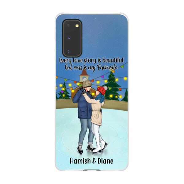 Personalized Phone Case, Ice Skating Partners for Life, Gift for Ice Skating Couple