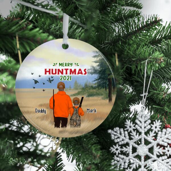 Personalized Ornament, Hunting Partners For Life, Christmas Gift For Family and Friends