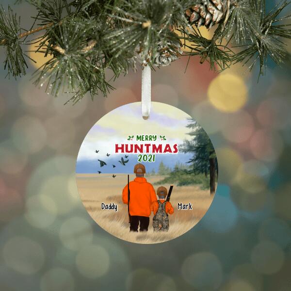 Personalized Ornament, Hunting Partners For Life, Christmas Gift For Family and Friends