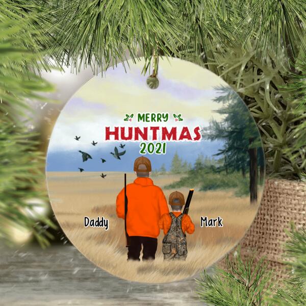 Personalized Ornament, Hunting Partners For Life, Christmas Gift For Family and Friends