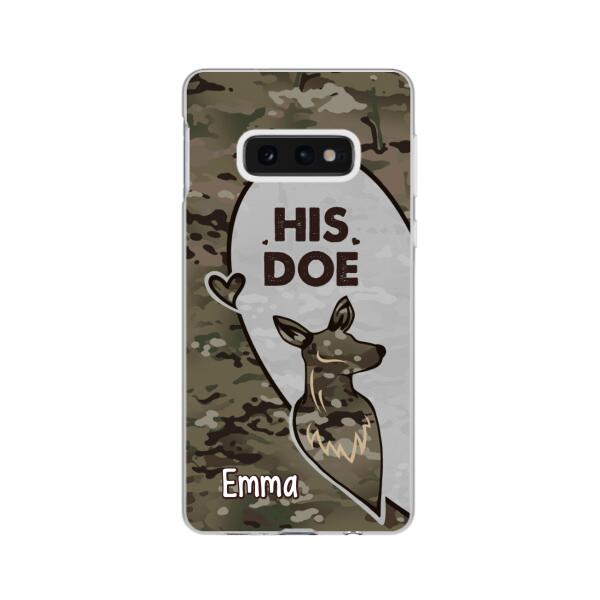 Personalized Phone Case, Deer Hunting Couple, Christmas Gift For Hunters, Couple