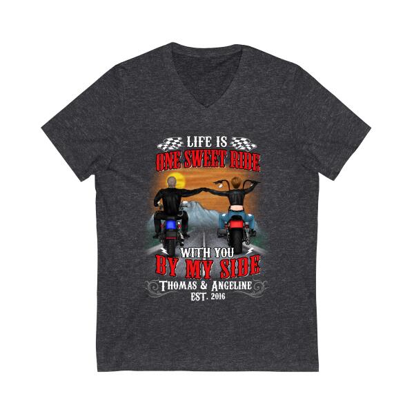 Personalized Shirt, Happily Married And Loying Every Mile Of It, Gift For Motorcycle Lovers