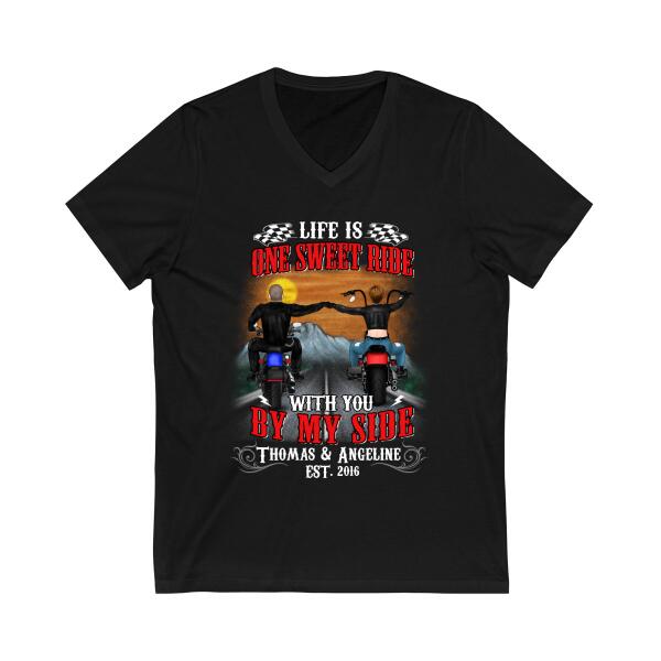 Personalized Shirt, Happily Married And Loying Every Mile Of It, Gift For Motorcycle Lovers