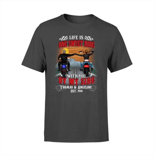 Personalized Shirt, Happily Married And Loying Every Mile Of It, Gift For Motorcycle Lovers