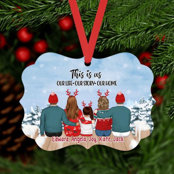 This Is Us Our Life Story Home - Christmas Personalized Gifts Custom Ornament for Family