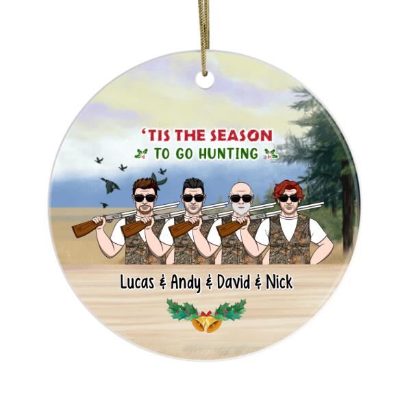 Personalized Ornament, Hunting Partners For Life, Hunting Men, Christmas Gift For Friends, Gift For Hunters