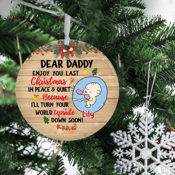 Enjoy Your Last Christmas - Christmas Personalized Gifts Custom Ornament for Family for Mom