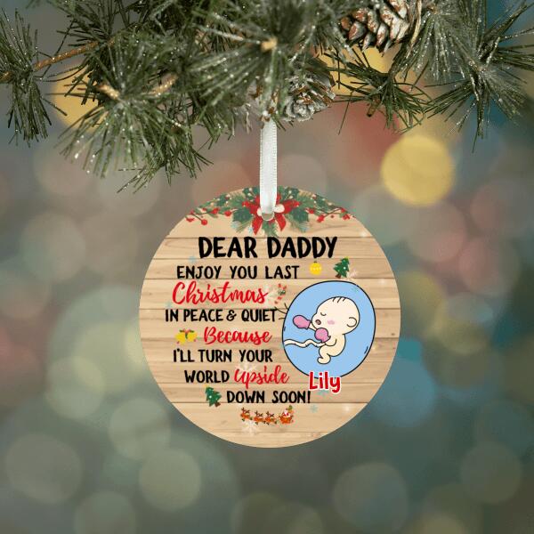 Enjoy Your Last Christmas - Christmas Personalized Gifts Custom Ornament for Family for Mom