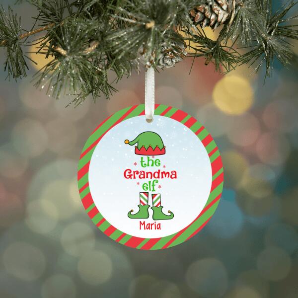 Personalized Ornament, Christmas Gift For Family And Friends, Elf Family Members