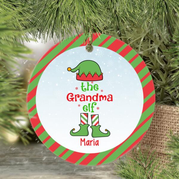 Personalized Ornament, Christmas Gift For Family And Friends, Elf Family Members