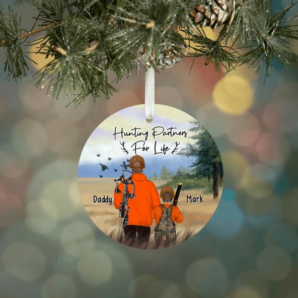 Personalized Ornament, Crossbow Hunting Partners For Life Christmas Custom Gift For Family and Friends