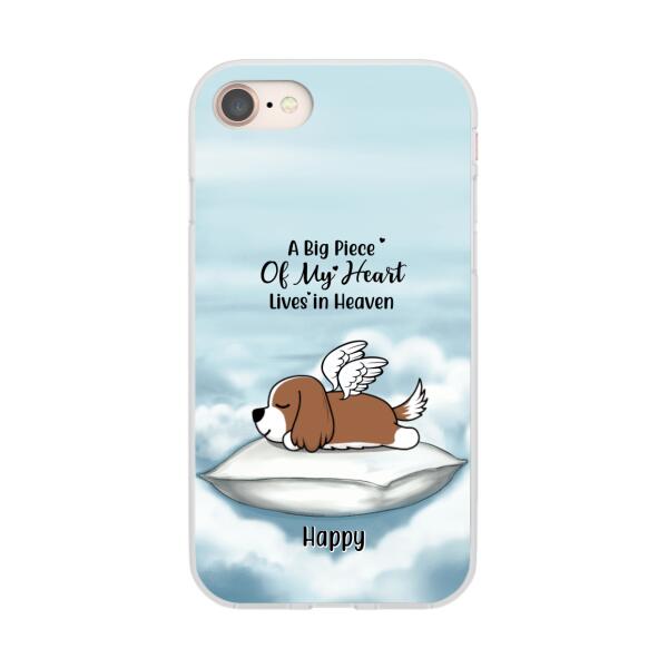 Personalized Phone Case, Your Wings Were Ready But My Heart Was not, Memorial Gift For Dog Loss