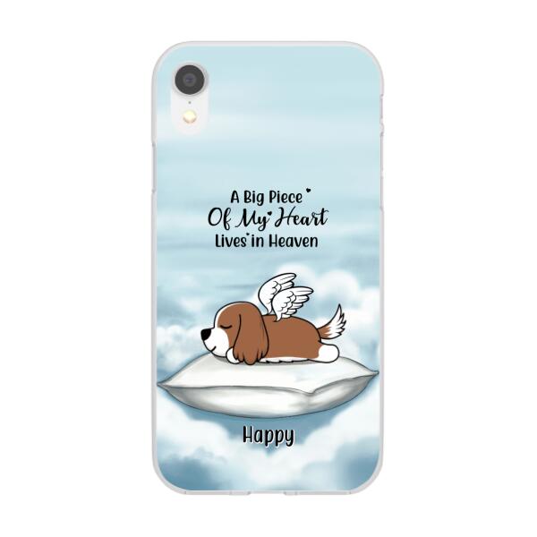 Personalized Phone Case, Your Wings Were Ready But My Heart Was not, Memorial Gift For Dog Loss