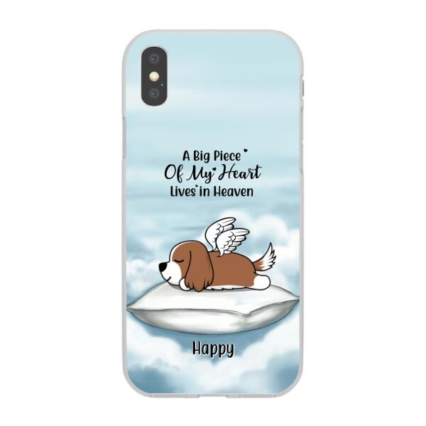 Personalized Phone Case, Your Wings Were Ready But My Heart Was not, Memorial Gift For Dog Loss