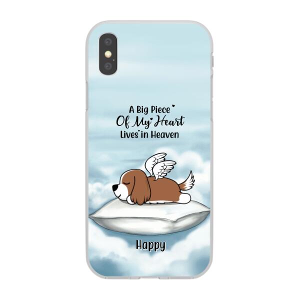 Personalized Phone Case, Your Wings Were Ready But My Heart Was not, Memorial Gift For Dog Loss