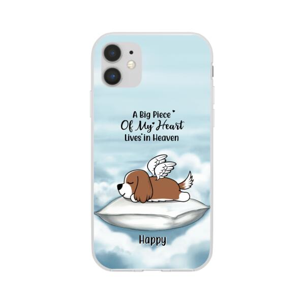 Personalized Phone Case, Your Wings Were Ready But My Heart Was not, Memorial Gift For Dog Loss