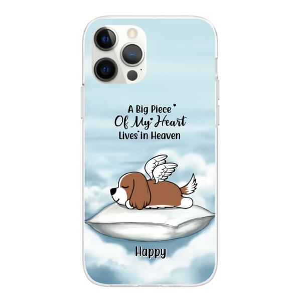 Personalized Phone Case, Your Wings Were Ready But My Heart Was not, Memorial Gift For Dog Loss