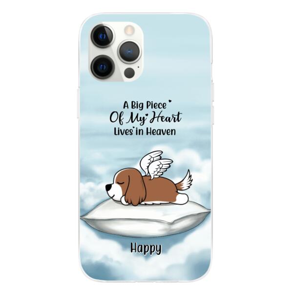 Personalized Phone Case, Your Wings Were Ready But My Heart Was not, Memorial Gift For Dog Loss