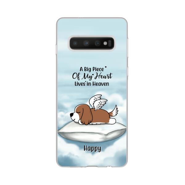 Personalized Phone Case, Your Wings Were Ready But My Heart Was not, Memorial Gift For Dog Loss