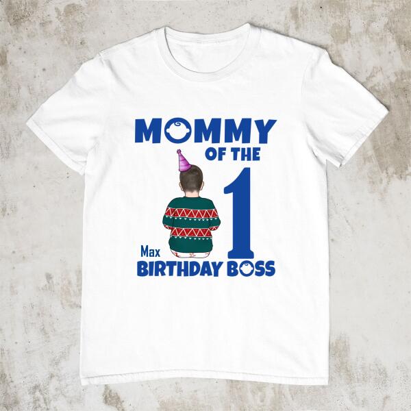 Personalized First, Birthday Boss, Birthday Gift For Kid, Family Shirt For Birthday Party