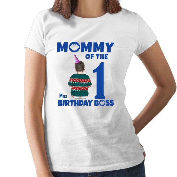 Personalized First, Birthday Boss, Birthday Gift For Kid, Family Shirt For Birthday Party