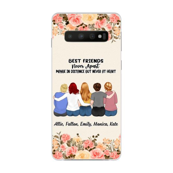 Personalized Phone Case, Up To 5 Girls, Gift For Sisters, Friends, Best Friends Never Apart