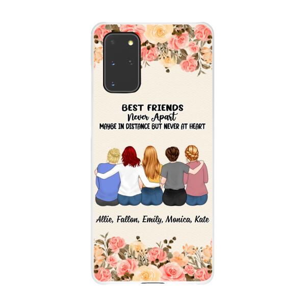 Personalized Phone Case, Up To 5 Girls, Gift For Sisters, Friends, Best Friends Never Apart