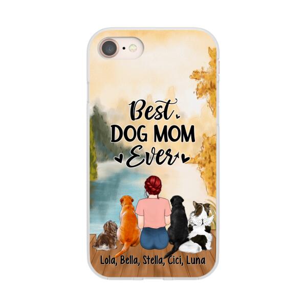 Best Dog Mom Ever - Personalized Gifts Custom Dog Phone Case for Dog Mom, Dog Lovers